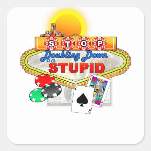 Stoppen Sie das Verdoppelen auf dem Sticker