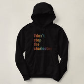 Stoppen Sie den Charleston Funny Mahjong Player Ch Hoodie (Design vorne)