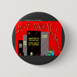Stoppen Sie den Gewalt-Knopf Button