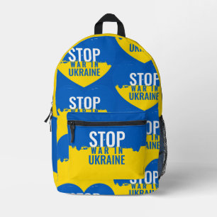 Stoppen Sie den Krieg in der Ukraine Rucksack / an