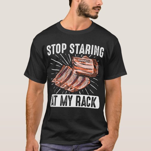 Stoppen Sie den Stachel an meinem Rack-Racker Gril T-Shirt (Vorderseite)