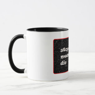 Stoppen Sie den Versuch Mittel ich Die Tasse