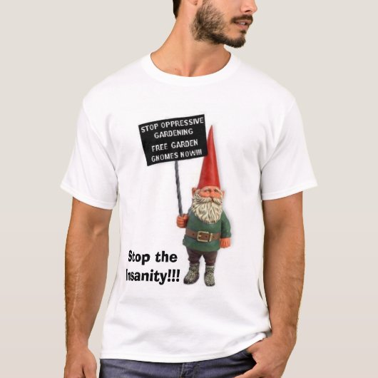 Stoppen Sie die Geisteskrankheit!!! T-Shirt (Vorderseite)