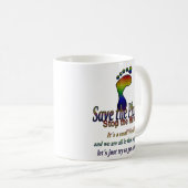 stoppen Sie die Hass Tasse (VorderseiteRechts)