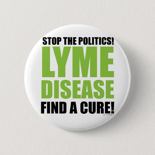 Stoppen Sie die Politik Button (Vorderseite)