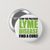 Stoppen Sie die Politik Button (Vorne & Hinten)