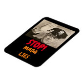 Stoppen Sie die Rede, bearbeiten Sie den Textmagne Magnet (Linke Seite)