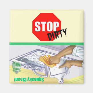 Stoppen Sie die Signatur des Magnet für saubere Sp