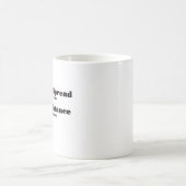 Stoppen Sie die Verbreitung von Fake News Kaffeetasse (Mittel)