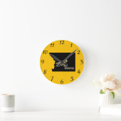 Stoppen Sie die Wahnsinn-Uhr Runde Wanduhr (Zuhause)