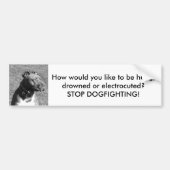 Stoppen Sie Dogfighting Autoaufkleber (Vorne)