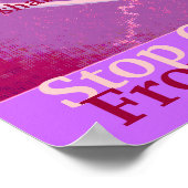 Stoppen Sie ein Herz, das Poster individuell zu ge (Ecke)