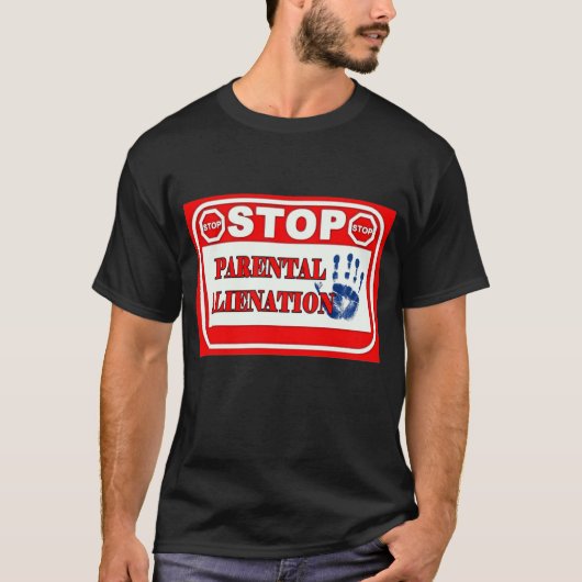 Stoppen Sie elterliche Entfremdung T-Shirt (Vorderseite)