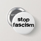 Stoppen Sie Faschismus Button (Vorne & Hinten)
