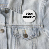 Stoppen Sie Faschismus Button (Beispiel)