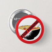 STOPPEN SIE FINNING HAIFISCHE BUTTON (Vorne & Hinten)