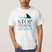 STOPPEN SIE FINNING HAIFISCHE T-Shirt (Vorderseite)