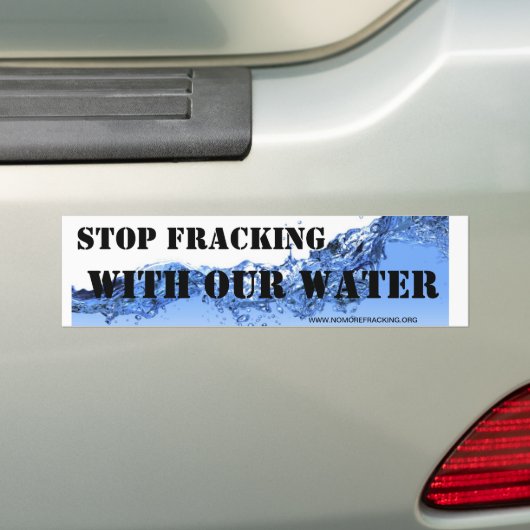 Stoppen Sie Fracking mit unserem Wasser Autoaufkleber (Auf Auto)