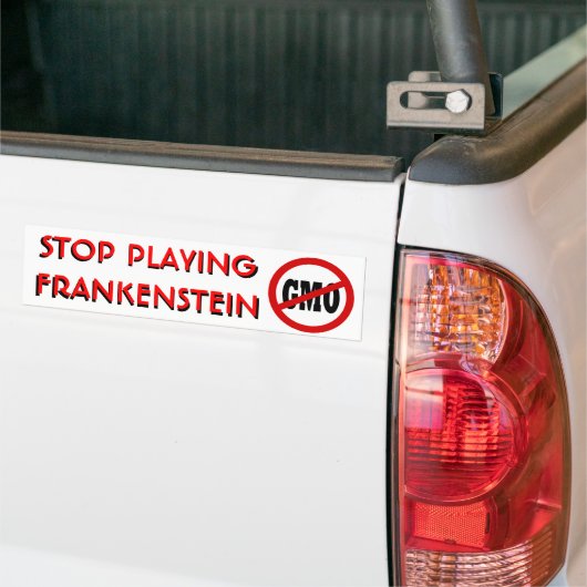 Stoppen Sie, Frankenstein zu spielen KEIN Autoaufkleber (Auf Lkw)