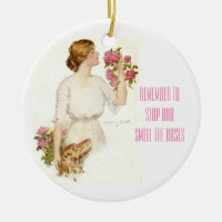 Stoppen Sie Geruch-Rosen-viktorianische Dame