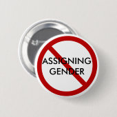 STOPPEN SIE, GESCHLECHT ZUZUWEISEN BUTTON (Vorne & Hinten)