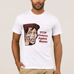 Stoppen Sie Gewalt gegen Frauen-T - Shirt