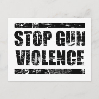 Stoppen Sie Gewehr-Gewalt Postkarte