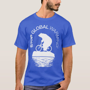 Stoppen Sie globale Erwärmung: Polarer T-Shirt