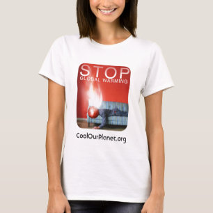 Stoppen Sie globale Erwärmung T-Shirt
