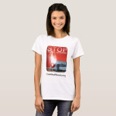 Stoppen Sie globale Erwärmung T-Shirt (Vorne ganz)