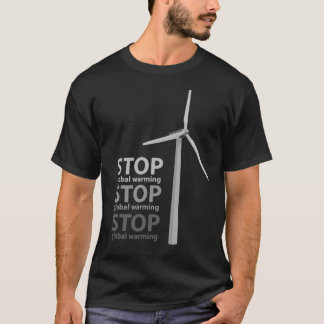 stoppen Sie globale Erwärmung T-Shirt