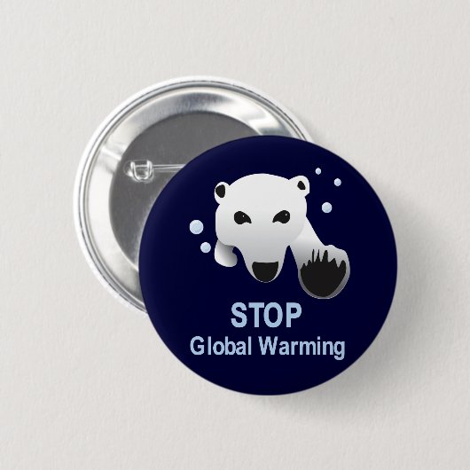 Stoppen Sie globalen Erwärmungsknopf Button (Vorne & Hinten)