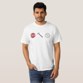 Stoppen Sie Hammer-Zeit T-Shirt (Vorne ganz)