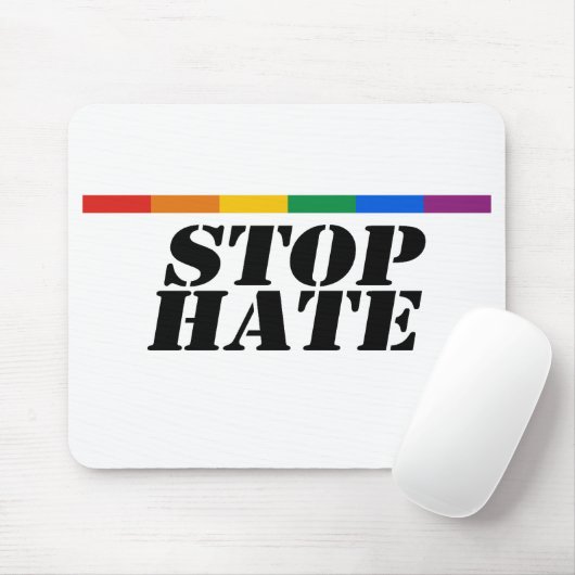 Stoppen Sie Hass Mousepad (Mit Mouse)