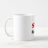 STOPPEN Sie Hass-Radio Kaffeetasse (Links)