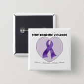 Stoppen Sie inländische Gewalt Button (Vorne & Hinten)