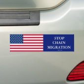 Stoppen Sie Kettenmigrations-Autoaufkleber Autoaufkleber (Auf Auto)