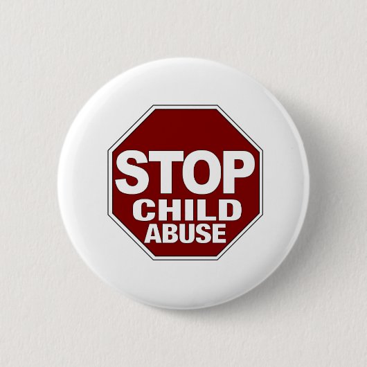 Stoppen Sie Kindesmissbrauch Button (Vorderseite)
