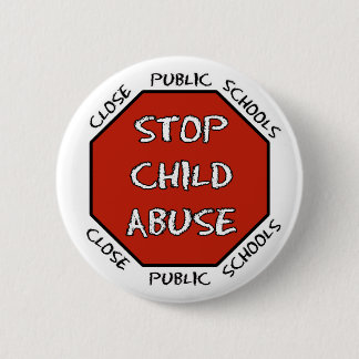 Stoppen Sie Kindesmissbrauch Button