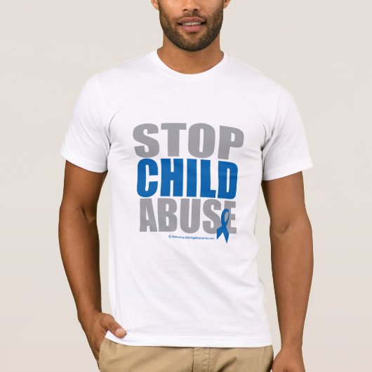 Stoppen Sie Kindesmissbrauch T-Shirt (Vorderseite)