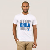 Stoppen Sie Kindesmissbrauch T-Shirt (Vorne ganz)