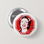Stoppen Sie Knopf Hillary Anti-Hillary Button (Vorne & Hinten)