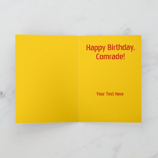 Stoppen Sie kommunistische Karte (Innenseite)