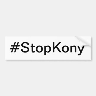 Stoppen Sie Kony Autoaufkleber