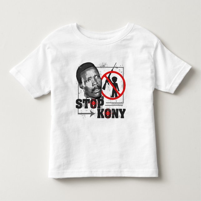 STOPPEN SIE KONY KLEINKIND T-SHIRT (Vorderseite)
