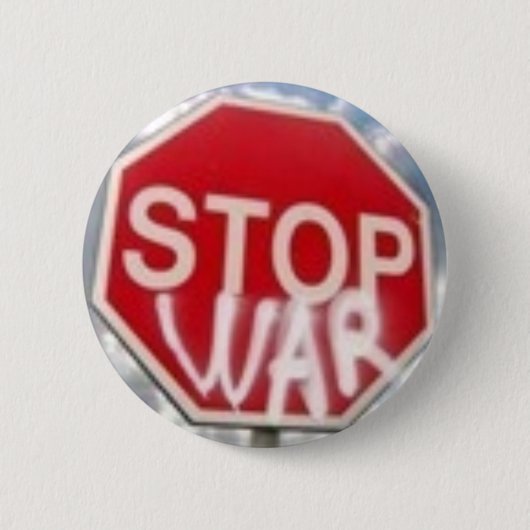 Stoppen Sie Krieg Button (Vorderseite)