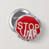 Stoppen Sie Krieg Button (Vorne & Hinten)