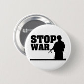 Stoppen Sie Krieg Button (Vorne & Hinten)