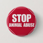 Stoppen Sie Missbrauch Button (Vorderseite)