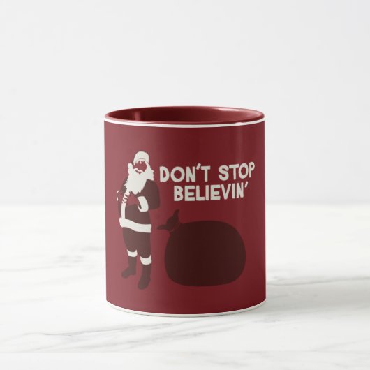 Stoppen Sie nicht Believin Tasse (Zentrum)